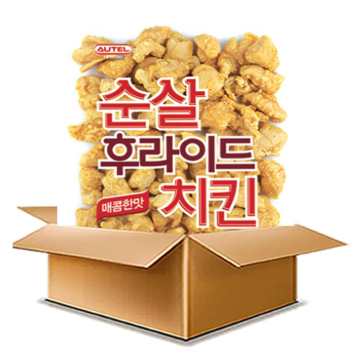 오뗄 순살 후라이드 치킨 (1kg x 5개) 무료 아이스포장 국내산 매콤한맛