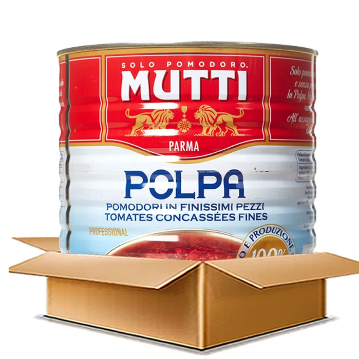 무띠 폴파 파인리 찹 토마토 (2.5kg x 6개입) 파스타 스파게티 소스
