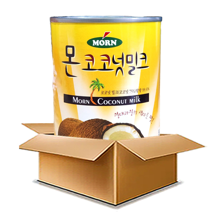 몬 코코넛 밀크 (400ml x 24개) 동남아 요리 황금레시피 디저트