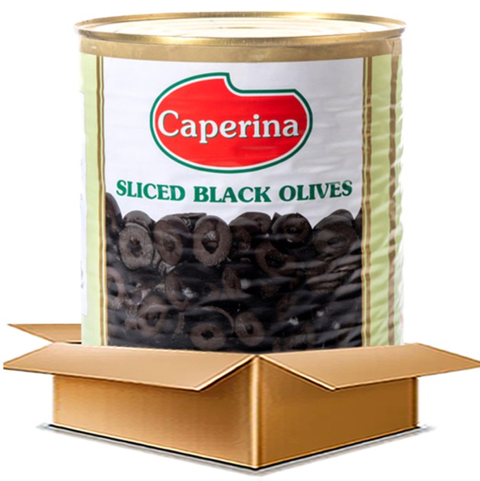 카페리나 블랙 올리브 슬라이스 (2900g x 6개입) 까페리나 절임 통조림