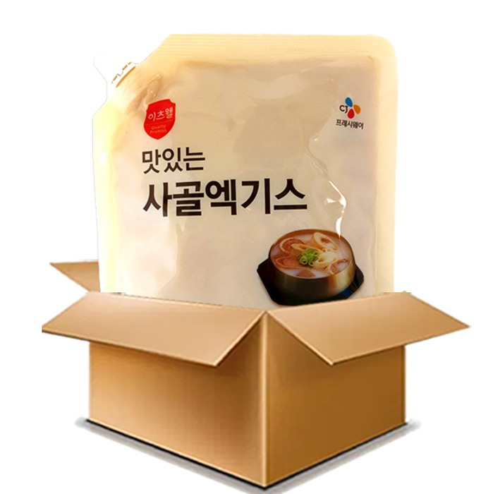 CJ 이츠웰 맛있는 사골엑기스 (1kg x 5개입) 사골육수 베이스 조미용