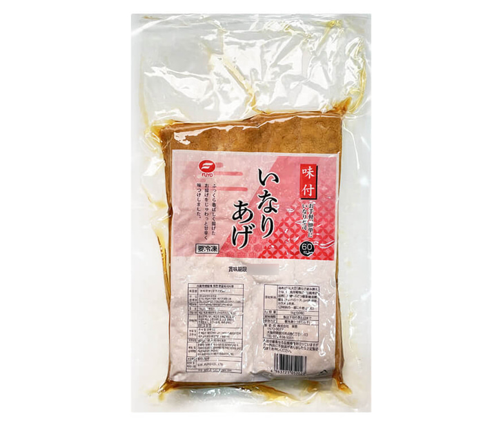 코우 푸요 조미유부 1kg (60매) 일본산 초밥 후리가케 국수 우동 황금레시피