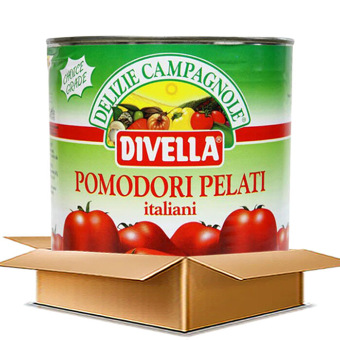 디벨라 포모도리 펠라티 이탈리아니 토마토홀 (2.5kg x 6개) 스파게티 파스타 소스