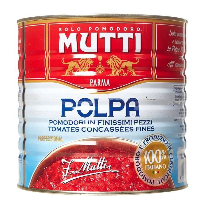 무띠 폴파 파인리 찹 토마토 2.5kg 파스타 스파게티 소스